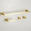BATHROOM HOOK SET REA RIO GOLD 4 PIECES