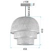 LAMP APP1629-1CP 40x45x40cm