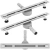 Linear drainage Rea Neo Ultra Slim Pro Nickel Brush INOX 60