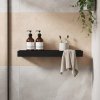 Bathroom Shelf Sf04 60Cm Black Matt