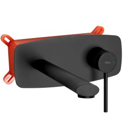 Concealed Basin Faucet REA Oval Black + Box