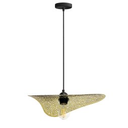 Pendant Lamp TOOLIGHT APP1467-1CP Black/OR E27