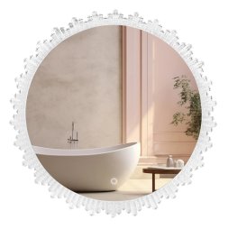 MIRROR REA LED BL807 60CM WHITE