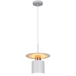 Pendant Lamp TOOLIGHT APP1146 Metal White - Gold Pink E27 1-light point
