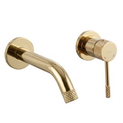 Wall Mounted Basin Faucet Rea Venti Gold