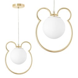 CEILING LAMP CHANDELIER TOOLIGHT G105-1W GOLD WHITE