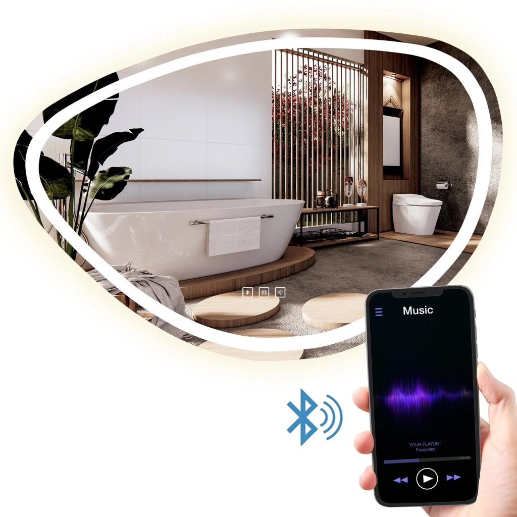 De-Fog Rectangle Mirrors Image