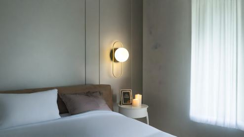 WALL LAMP TOOLIGHT APP1756-1W BRUSH GOLD WHITE