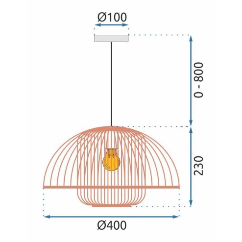 Lamp NATURAL APP888-1CP