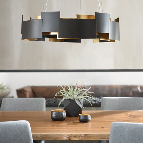 CEILING LAMP CHANDELIER TOOLIGHT APP1561-6CP BLACK