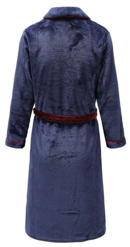 Bathrobe Roger Navy Red Men L