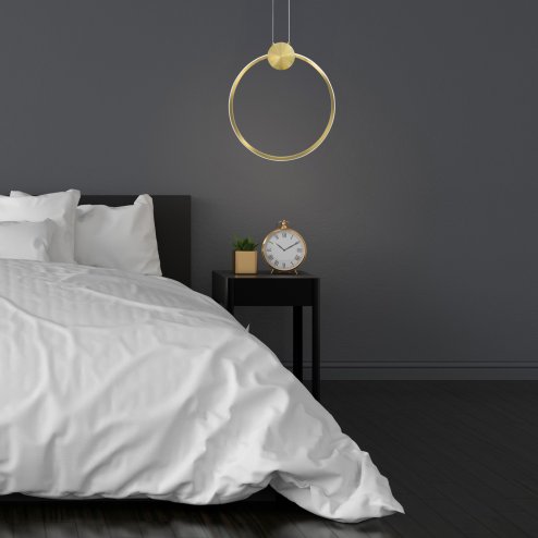 Pendant LED Lamp TOOLIGHT APP1393-CP Gold 30cm