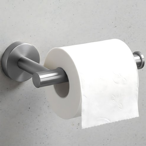 Set Of Bathroom Hangers Rea Ari Brush Nickel