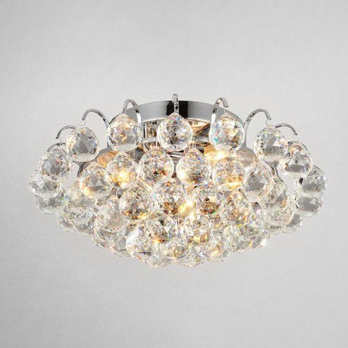 Ceiling Lamp Chandelier TOOLIGHT APP783-3C Cristal Round 3-light points E14