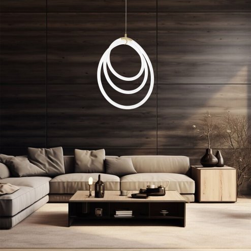 CEILING LAMP CHANDELIER TOOLIGHT LED G016-CP GOLD