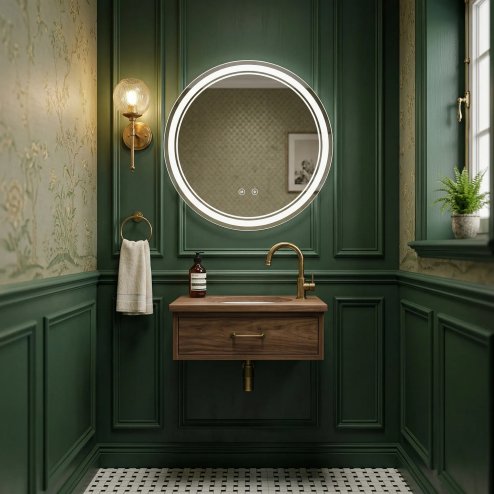 Mirror Rea Soft 60 Led Transparent