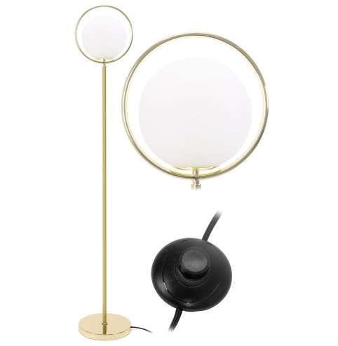 Floor Lamp Living Room Toolight APP927-1F Gold Balls 1-light point E27 25x150cm