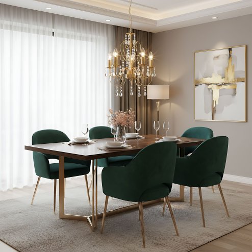 PENDANT CEILING LAMP TOOLIGHT EBT009-5CP GOLD