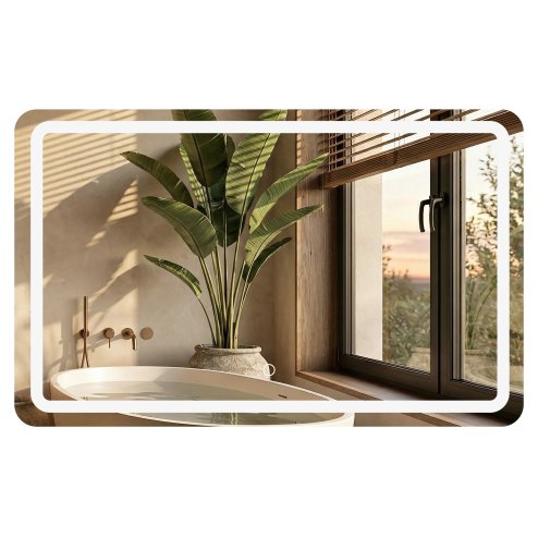 Mirror Rea Edit 100X60 Led Transparent