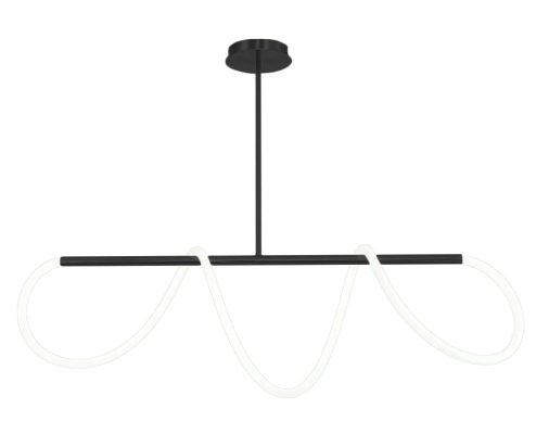 Pendant LED Lamp TOOLIGHT APP856 Black Metal Plastic 40W