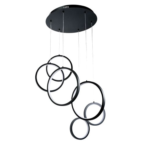 Hanging Ceiling Lamp Toolight App1921-Cp Black Led Black