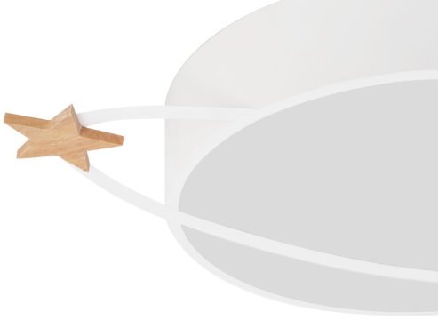 Ceiling Lamp Chandelier TOOLIGHT APP865-C Moon White Round 5-light points E27 30x8Cm