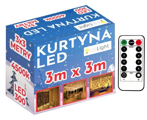 Curtain LED 300 Diode 3x3m