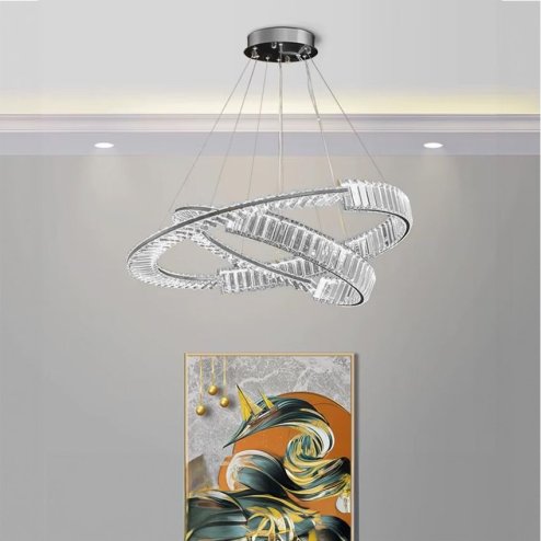 CEILING LAMP CHANDELIER TOOLIGHT LED APP1525-CP60/80 CHROME