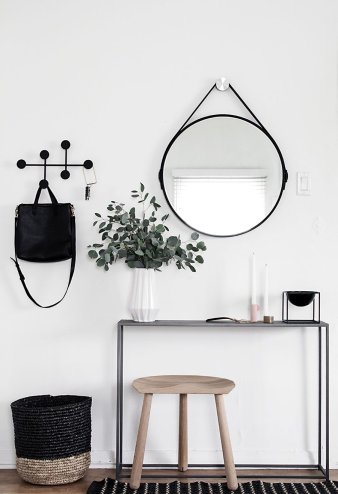 Mirror with Strap REA CFZL-MR065 65cm Black