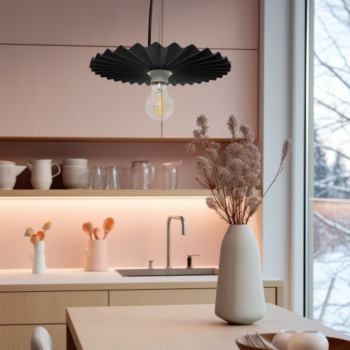 Pendant Lamp TOOLIGHT APP1452-1CP Black E27