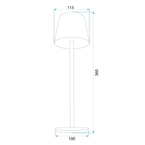 Bedside lamp APP1370-T WHITE