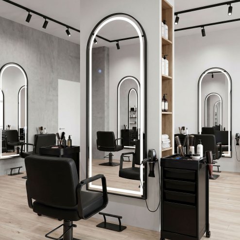 Mirror Rea Orbit 60X170 Black