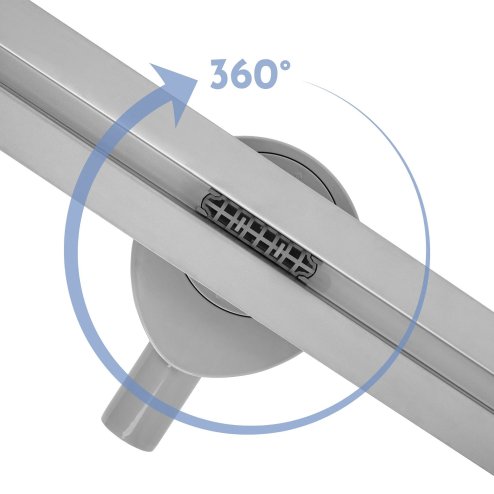 LINEAR DRAIN REA FILO 700 WHITE