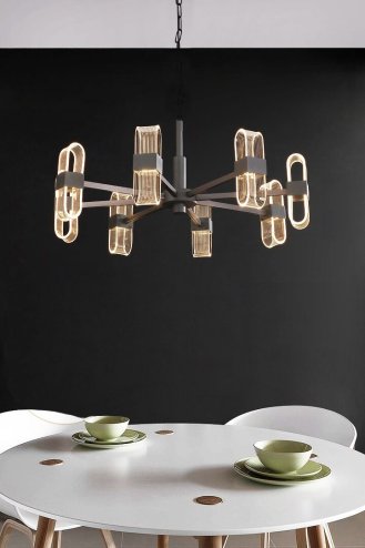 Pendant LED Lamp TOOLIGHT APP770-6C Modern + remote control 6-light points 120 W 70x70x92cm