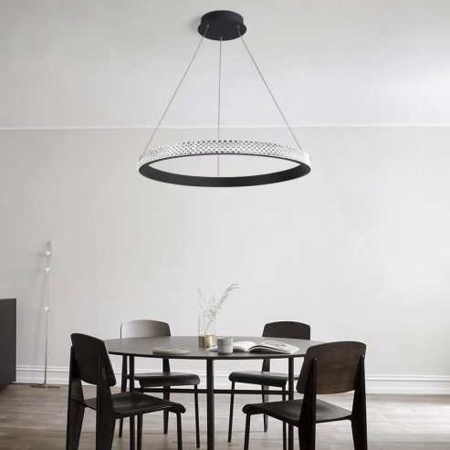 CEILING LAMP CHANDELIER TOOLIGHT LED APP1512-CP BLACK