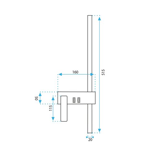 Wall lamp APP1439-W BLACK GOLD