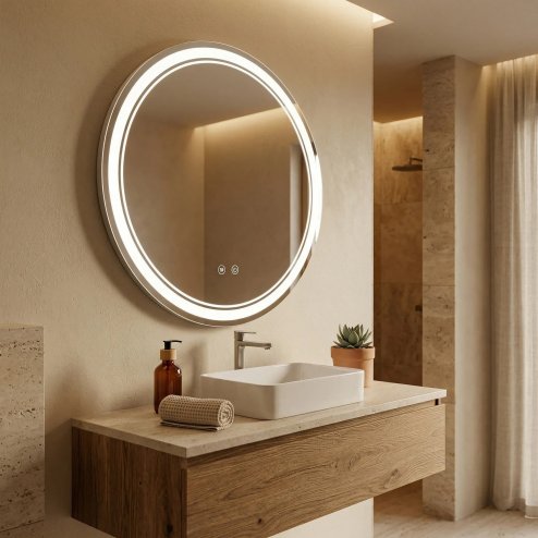 Mirror Rea Soft 80 Led Transparent