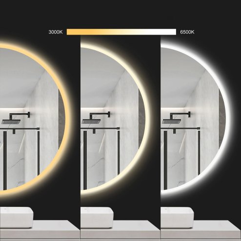 Bathroom LED Mirror REA HZJ 70cm