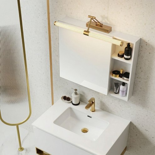 WALL LAMP REA APP1900-1W BRUSH GOLD