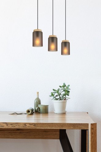CEILING LAMP CHANDELIER TOOLIGHT APP1812-3CP GREY