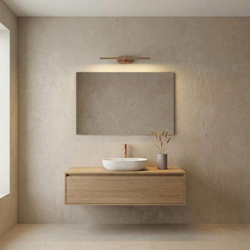 WALL LAMP REA APP1895-1W 40 CM BRUSH COPPER