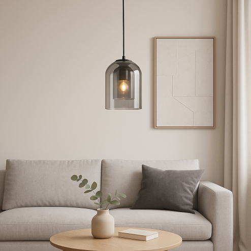 HANGING CEILING LAMP TOOLIGHT APP1705-1CP GREY