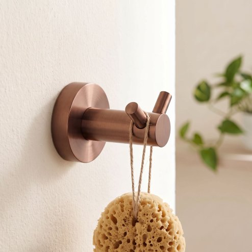 Rea Bathroom Hanger 5605 Leo Brush Copper