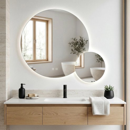 Mirror Rea R-9045 Led Transparent