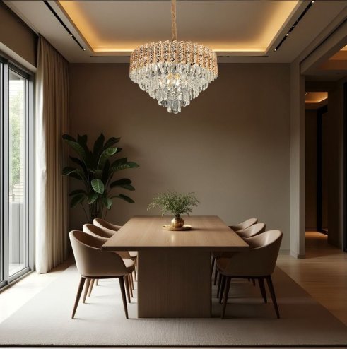 CEILING LAMP CHANDELIER TOOLIGHT G054-CP GOLD 50CM