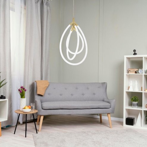 CEILING LAMP CHANDELIER TOOLIGHT LED G018-CP GOLD