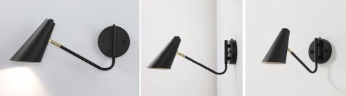 Wall Light Toolight APP1139-1W E27 black