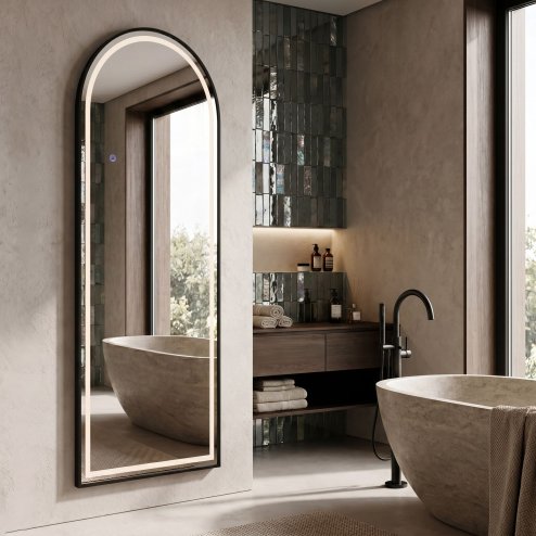 Mirror Rea Orbit 60X170 Black