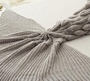 Blanket Mermaid Tail Grey