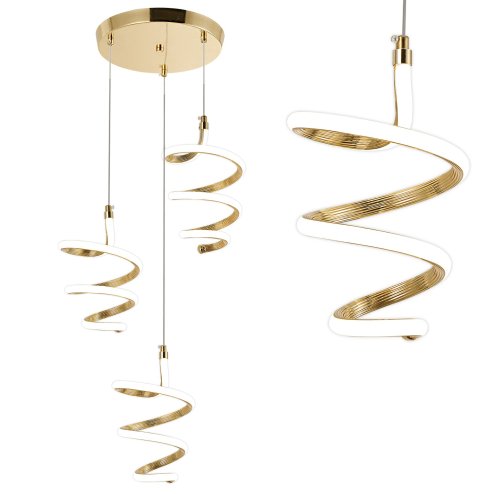 CEILING LAMP CHANDELIER TOOLIGHT G075-3CPR GOLD